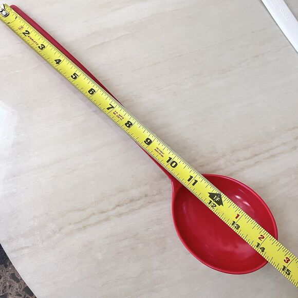 COPCO MELAMINE Utensils Serving Spoon/Fork/Strainer Long Handle Blue Red White - Picture 4 of 14